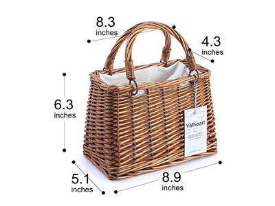 Bolso Grande de Paja Hobo Malla Playa Mini Cruzado Tejido