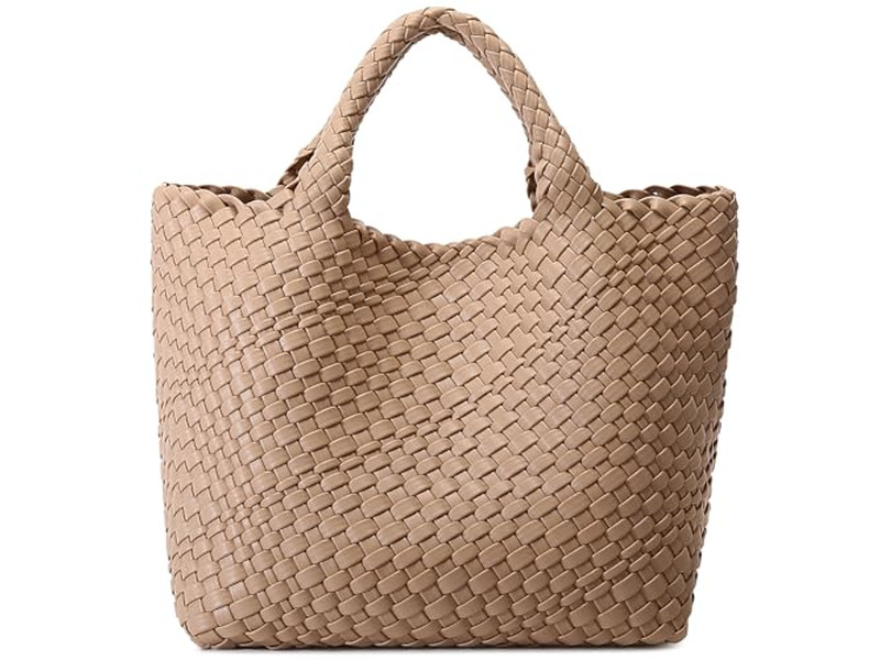 Bolsos de Paja Tipo Cubo con Logo y Forro
