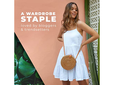 Productos de Paja Bolsa Carteras Mujeres Tote Sombrero Bajo el Brazo Maleta Tendencia Vacaciones